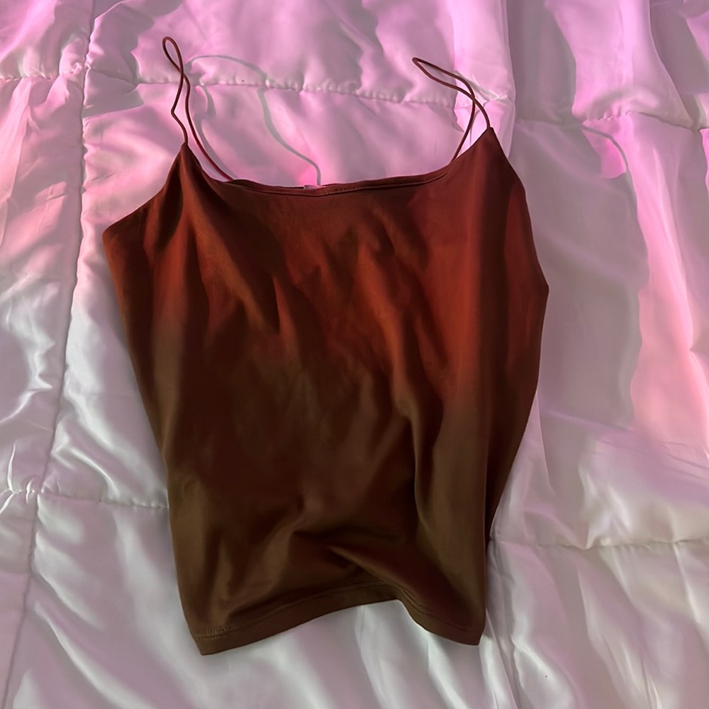 Brown Tank top